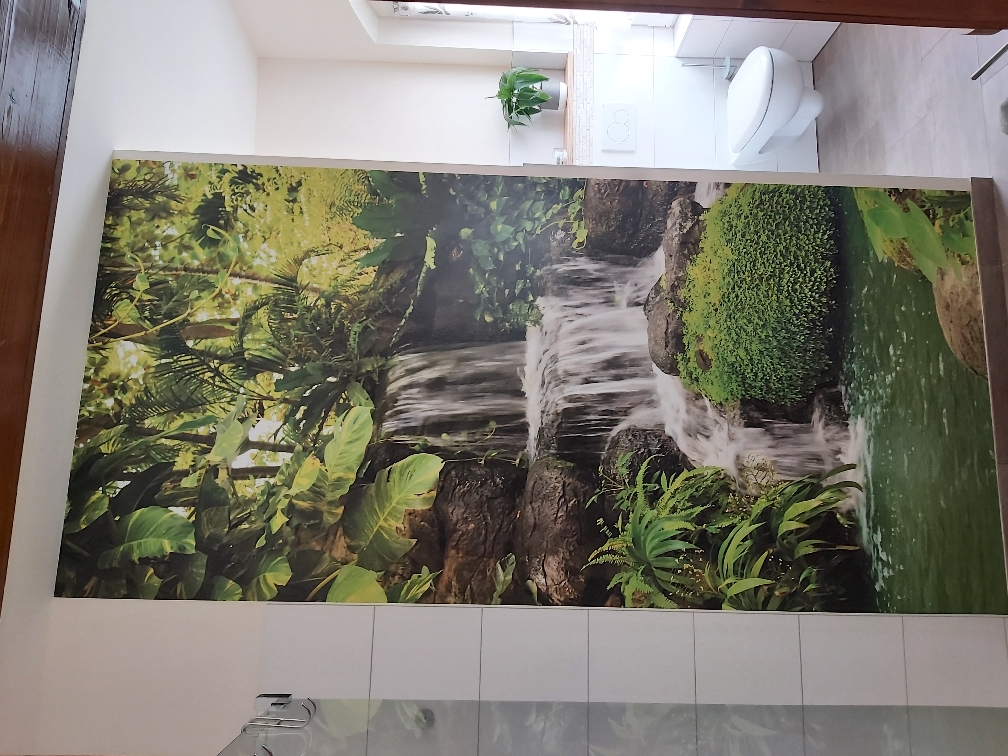 Badezimmer, Waschbereich im Wasserturm
