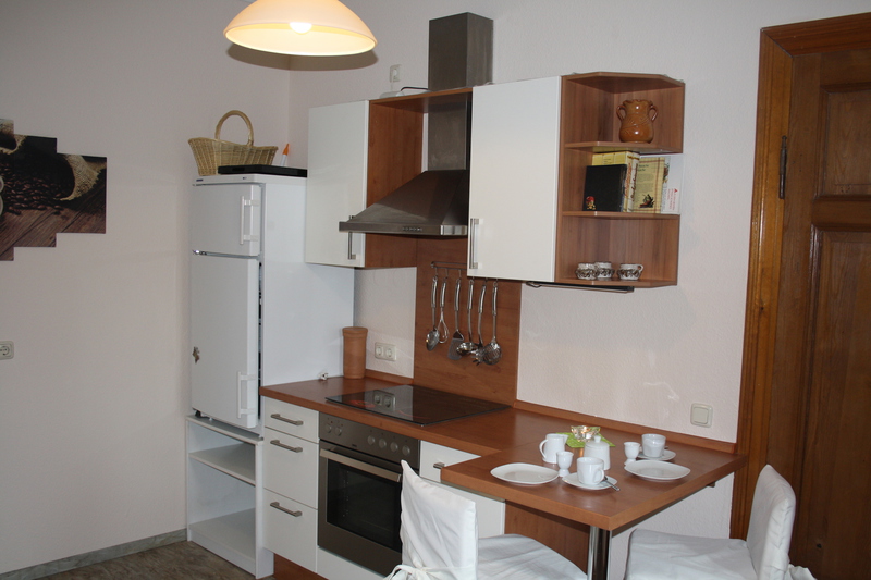 Küche der Ferienwohnung Weinbergblick