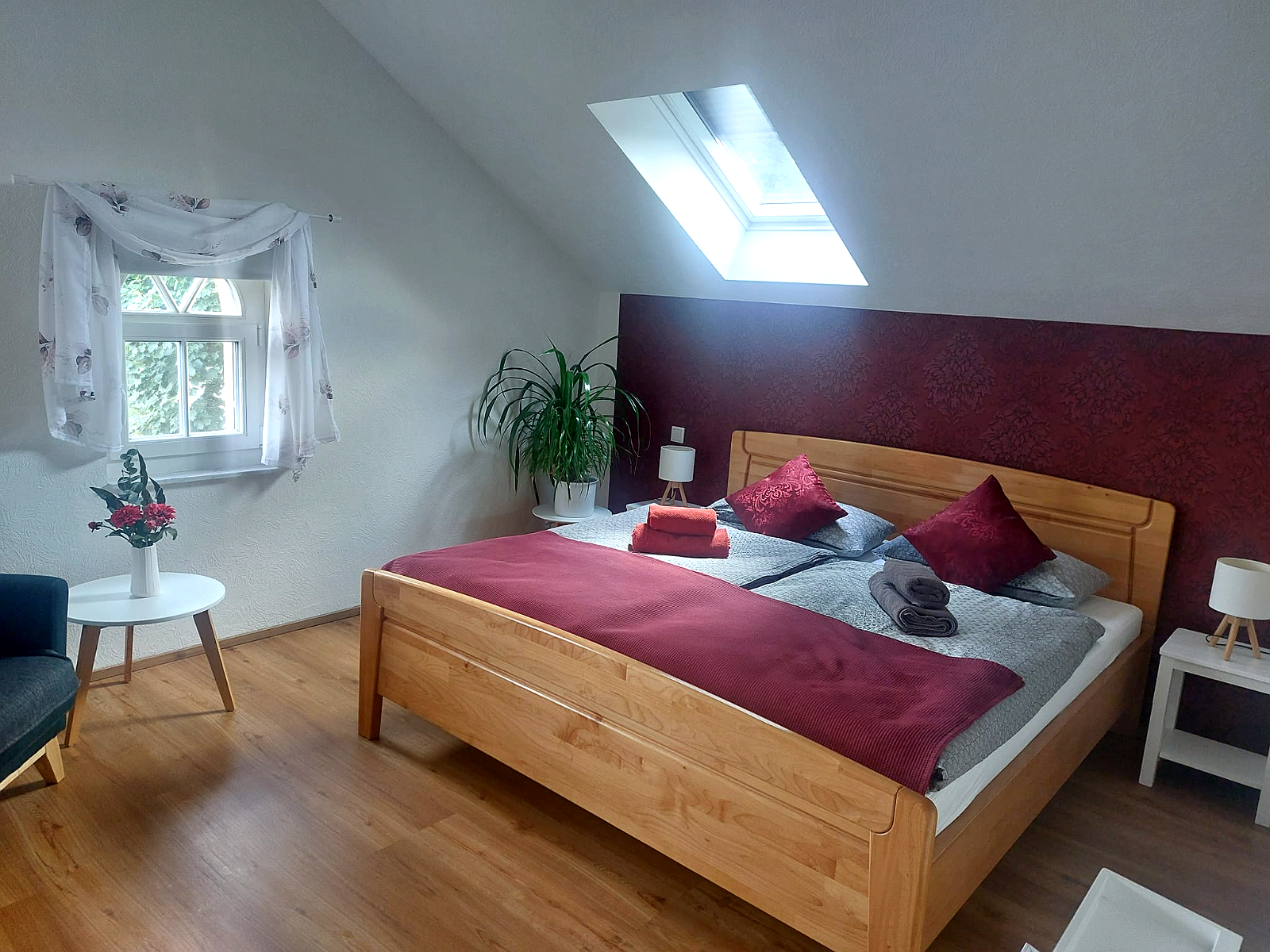 Zweites Schlafzimmer im Wasserturm