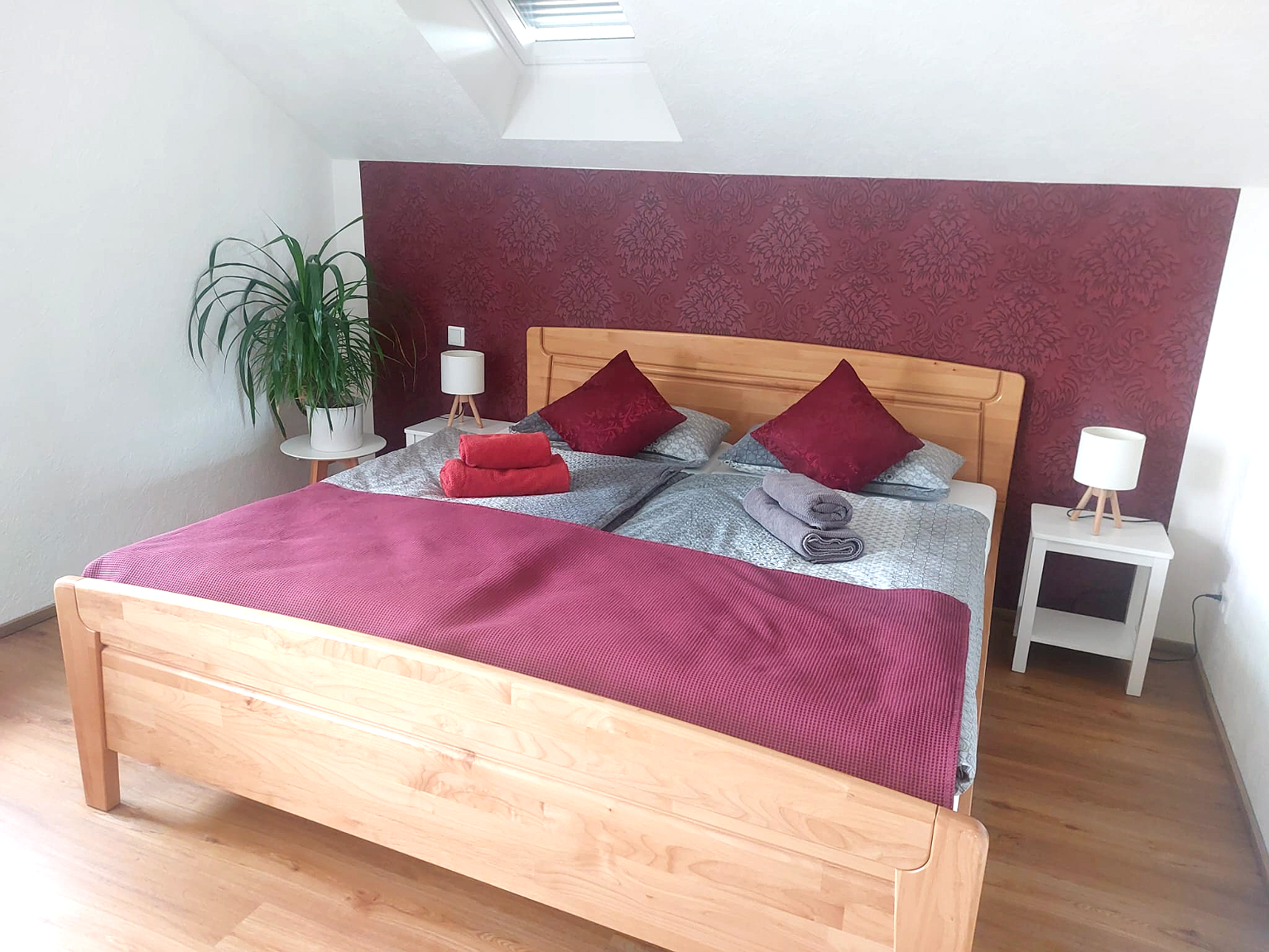 Zweites Schlafzimmer, Detailansicht im Wasserturm